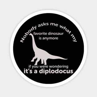 Diplodocus grown up favorite dinosaur Magnet